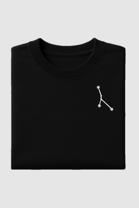 Cancer Constellation | Embroidered T-Shirt | Regular Fit
