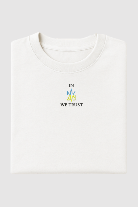 In ZSU We Trust | Embroidered T-Shirt | Regular Fit