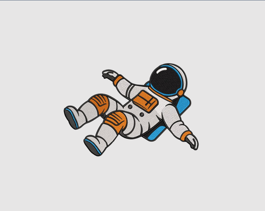 Astronaut | Embroidered Hoodie | Regular Fit