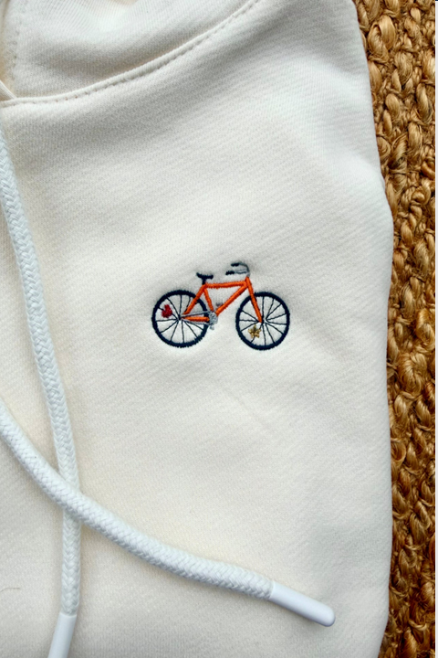 Bicycling | Embroidered Hoodie | Regular Fit
