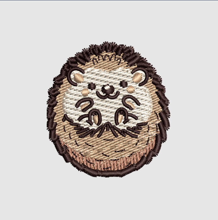 Hedgehog | Embroidered Hoodie | Regular Fit