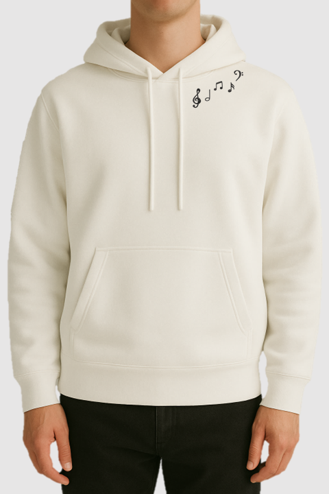 Music | Embroidered Hoodie | Regular Fit