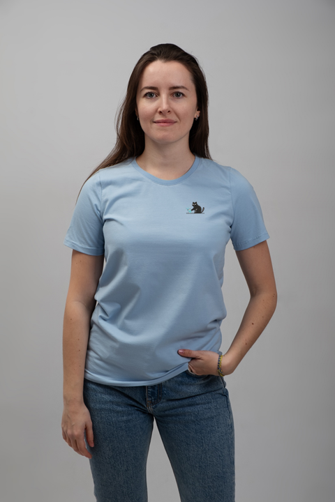 Cat | Embroidered T-Shirt | Regular Fit