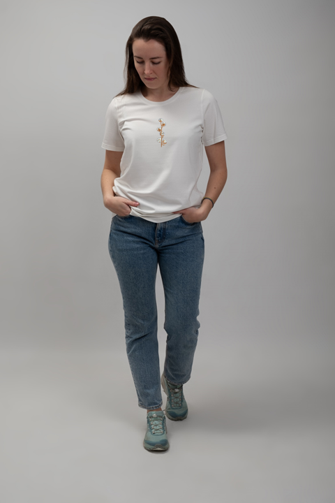 Cotton Branch | Embroidered T-Shirt | Regular Fit