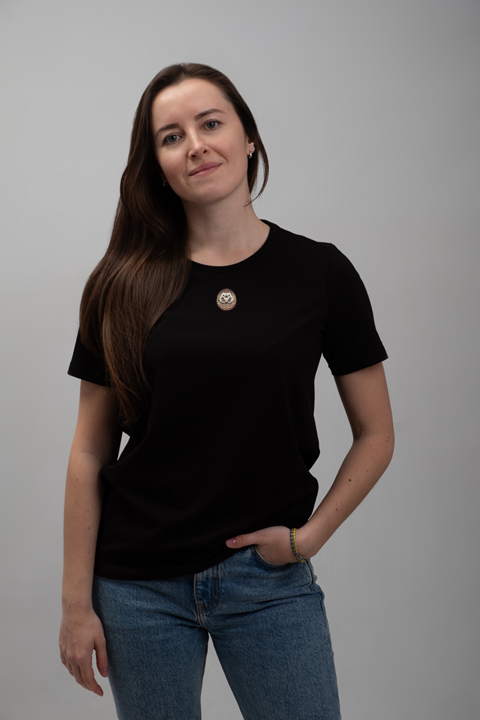 Hedgehog | Embroidered T-Shirt | Regular Fit