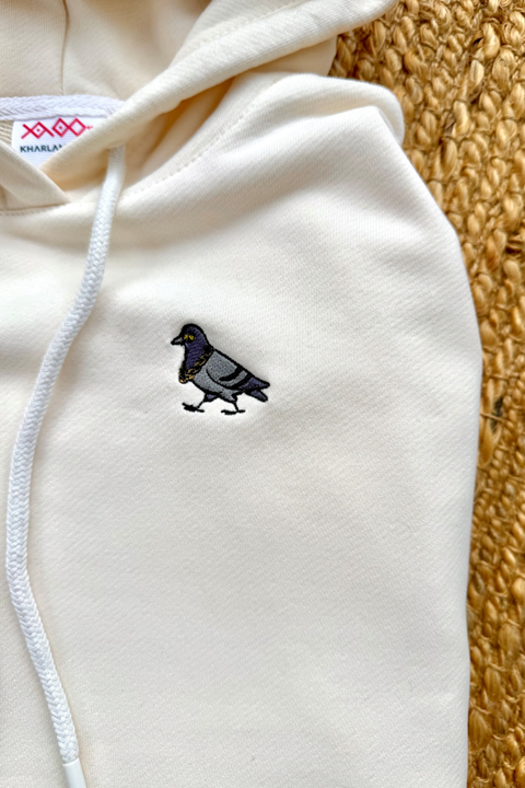 Pigeon | Embroidered Hoodie | Regular Fit
