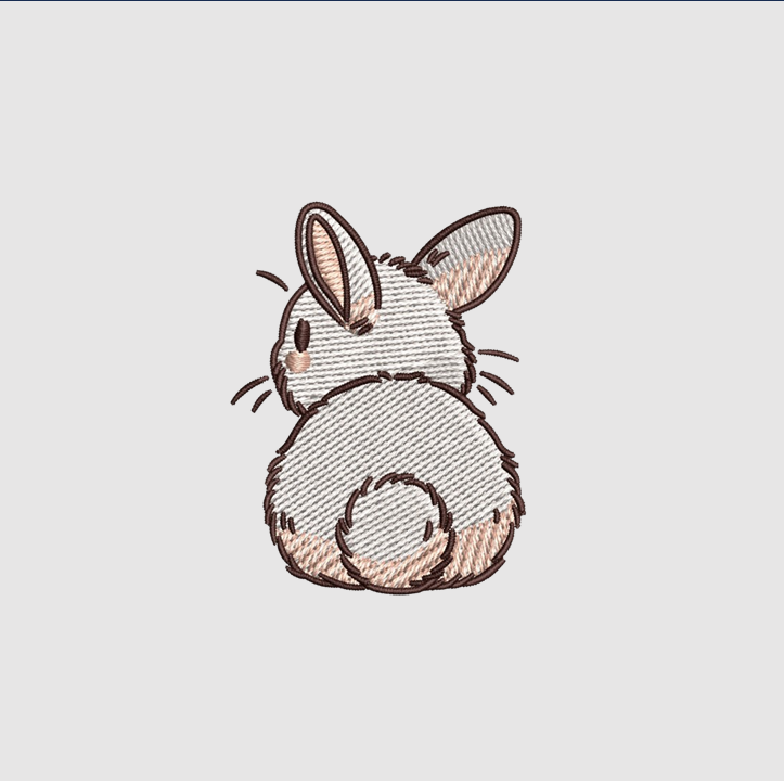Rabbit | Embroidered Hoodie | Regular Fit