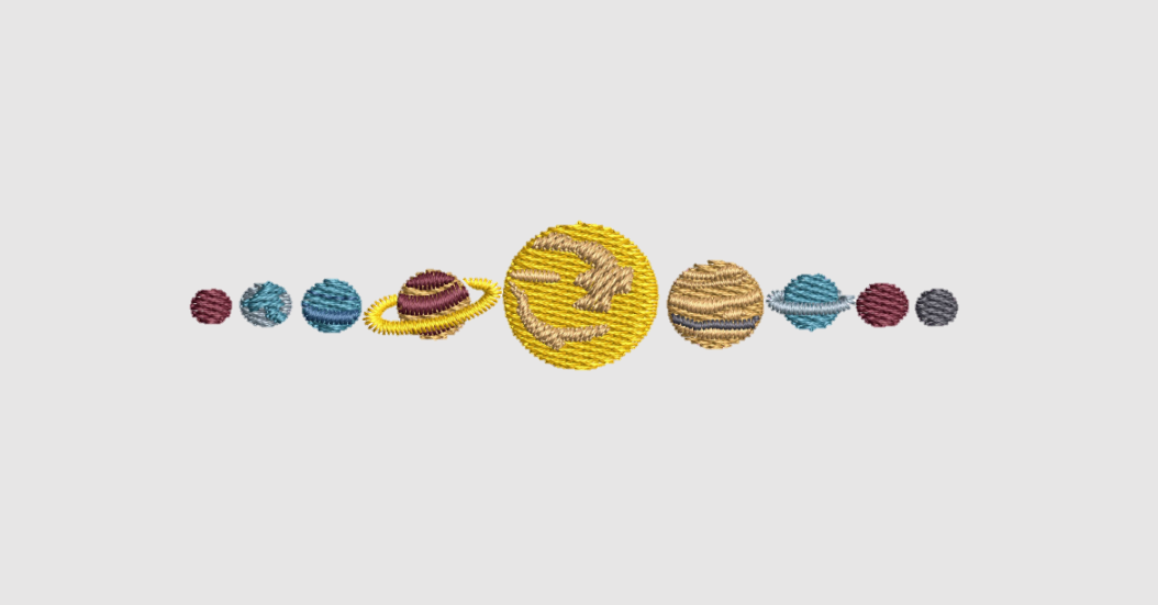 Solar System | Embroidered Hoodie | Regular Fit