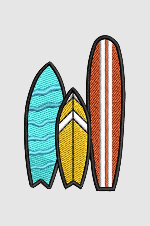 Surfing | Embroidered T-Shirt | Oversized Fit