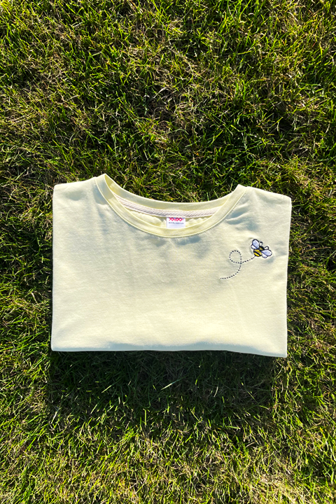 The Bee | Embroidered T-Shirt | Regular Fit