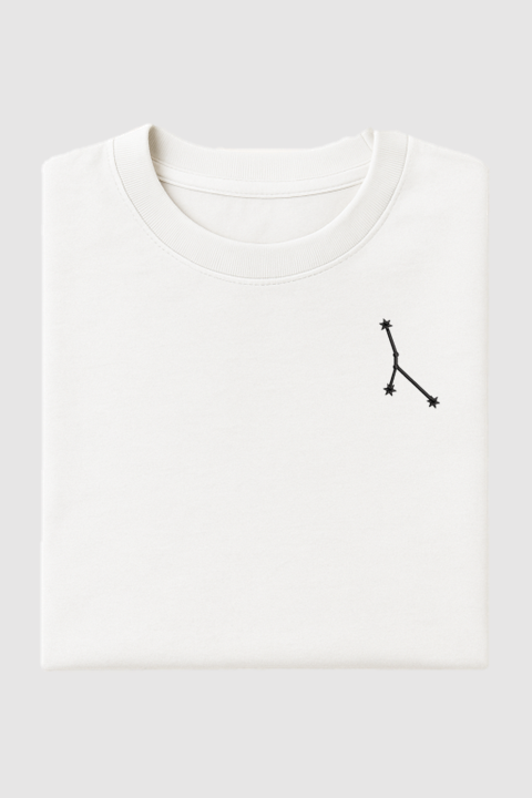 Cancer Constellation | Embroidered T-Shirt | Regular Fit