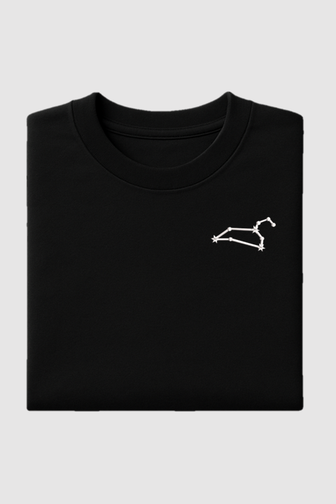 Leo Constellation | Embroidered T-Shirt | Regular Fit