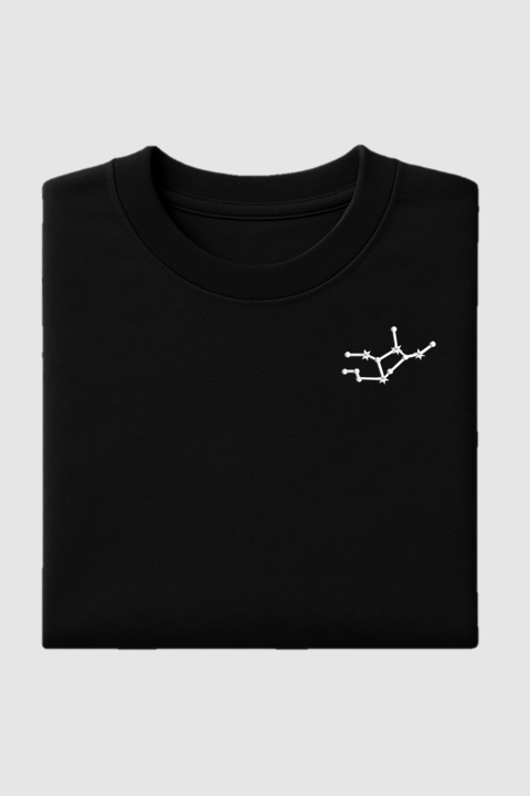 Virgo Constellation | Embroidered T-Shirt | Regular Fit