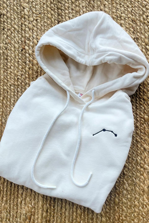 Aries Constellation | Embroidered Hoodie | Regular