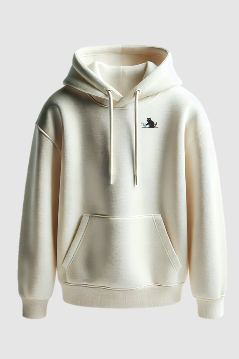 Cat | Embroidered Hoodie | Regular Fit