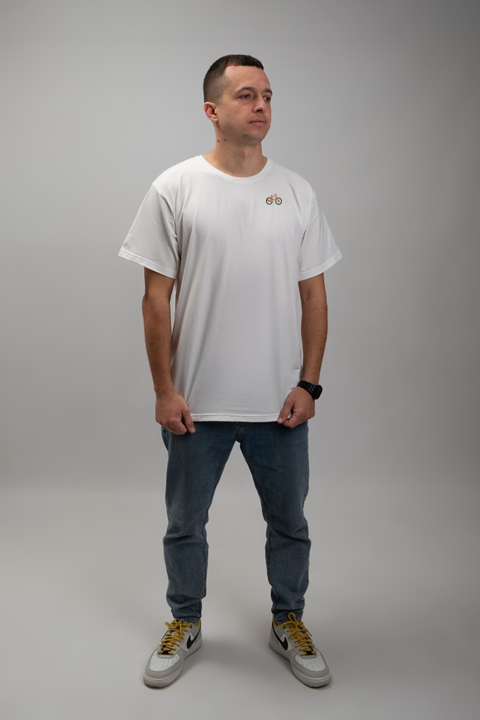 Bicycling | Embroidered T-Shirt | Regular Fit