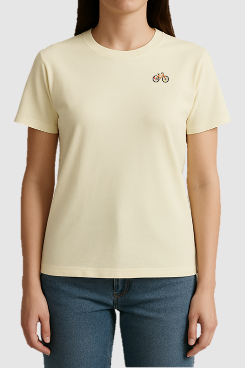 Bicycling | Embroidered T-Shirt | Regular Fit