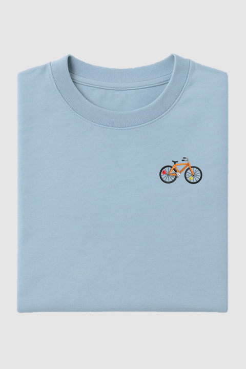 Bicycling | Embroidered T-Shirt | Regular Fit