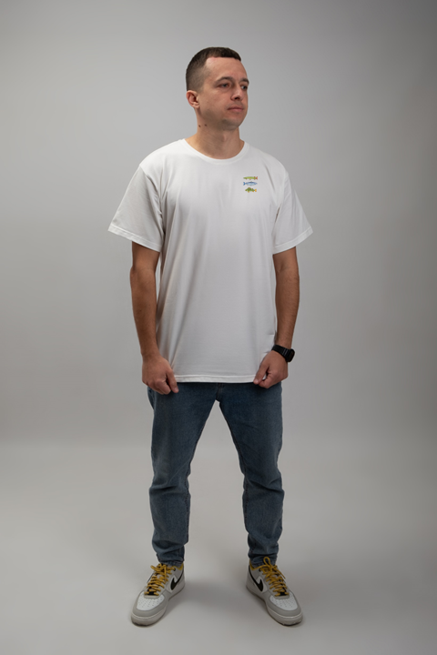 Fishing | Embroidered T-Shirt | Regular Fit