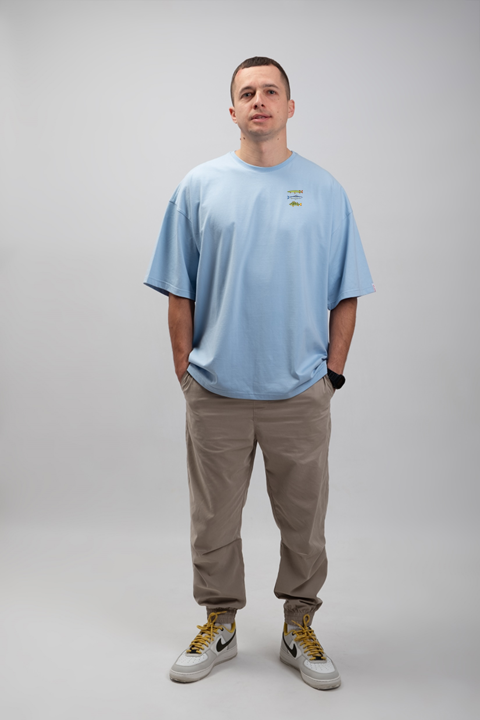 Fishing | Embroidered T-Shirt | Oversized Fit