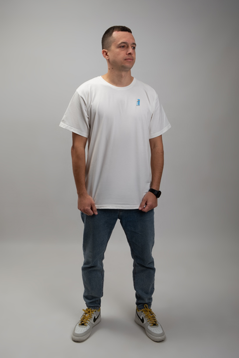 Skiing | Embroidered T-Shirt | Regular Fit