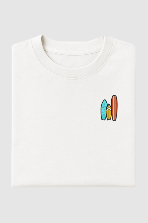 Surfing | Embroidered T-Shirt | Oversized Fit